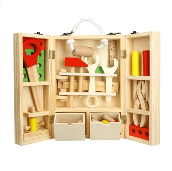 Caja de Herramientas Montessori abierta